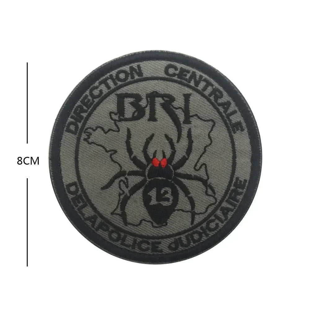 Patch Écusson Brodé GIGN GIPN BRI – Patch Tactique Militaire France – Pochettes à Attacher pour Vêtements et Sacs - BLACKBEARD OUTDOOR INDUSTRIES
