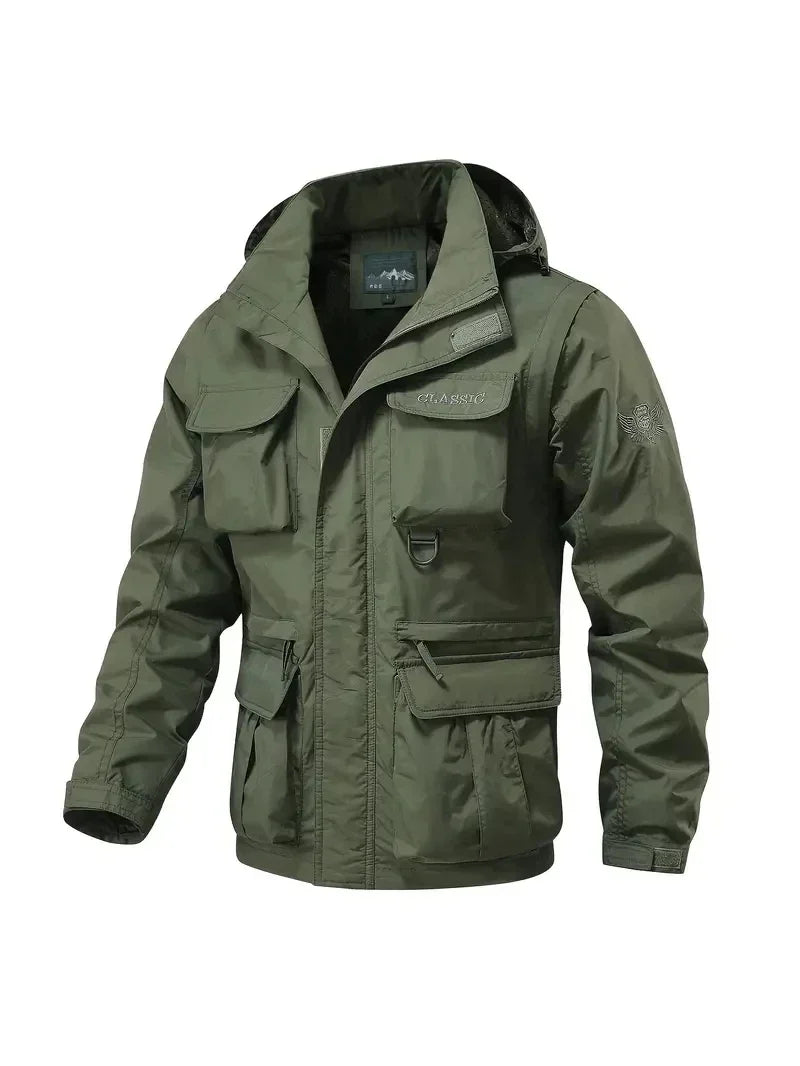Veste Cargo Multi-Poches Homme – Imperméable & Modulable - BLACKBEARD OUTDOOR INDUSTRIES