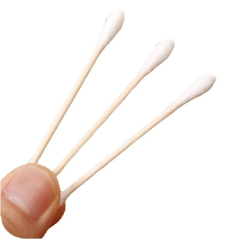 Coton-Tiges Double Têtes – Bâtonnets en Bois avec Embouts en Coton Pur – Nettoyage Nez, Oreilles & Soins Beauté - BLACKBEARD OUTDOOR INDUSTRIES