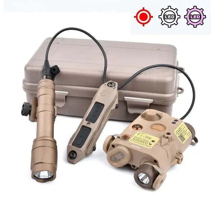 PEQ-15 Equipement Laser Puissant pour Airsoft – Laser Rouge/Vert/Bleu + IR Light + Flashlight M600C Ma boutique