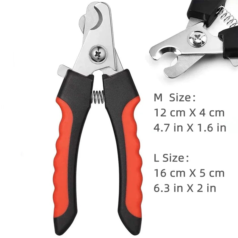 Coupe-Griffes Professionnel pour Chiens et Chats – Acier Inoxydable avec Butée de Sécurité Ma boutique