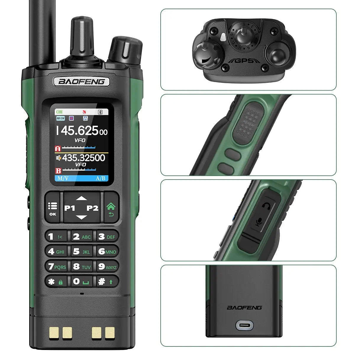 Talkie-Walkie Baofeng UV-32 – Programmation Bluetooth & GPS Intégré Ma boutique