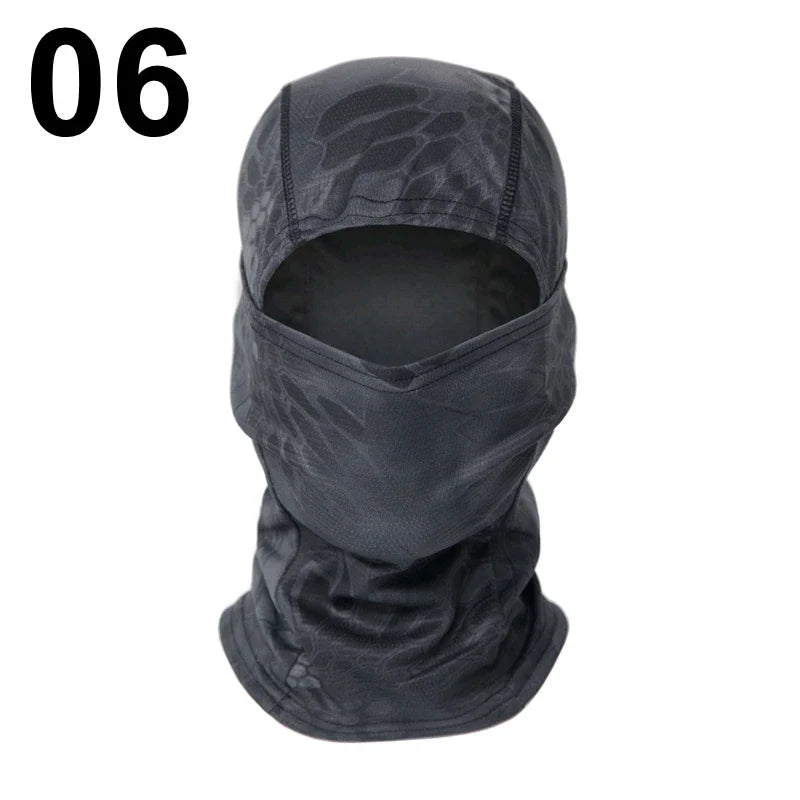 Balaclava Camouflage Multicam – Masque Intégral pour Ski, Cyclisme, Chasse, Airsoft et Plein Air - BLACKBEARD OUTDOOR INDUSTRIES