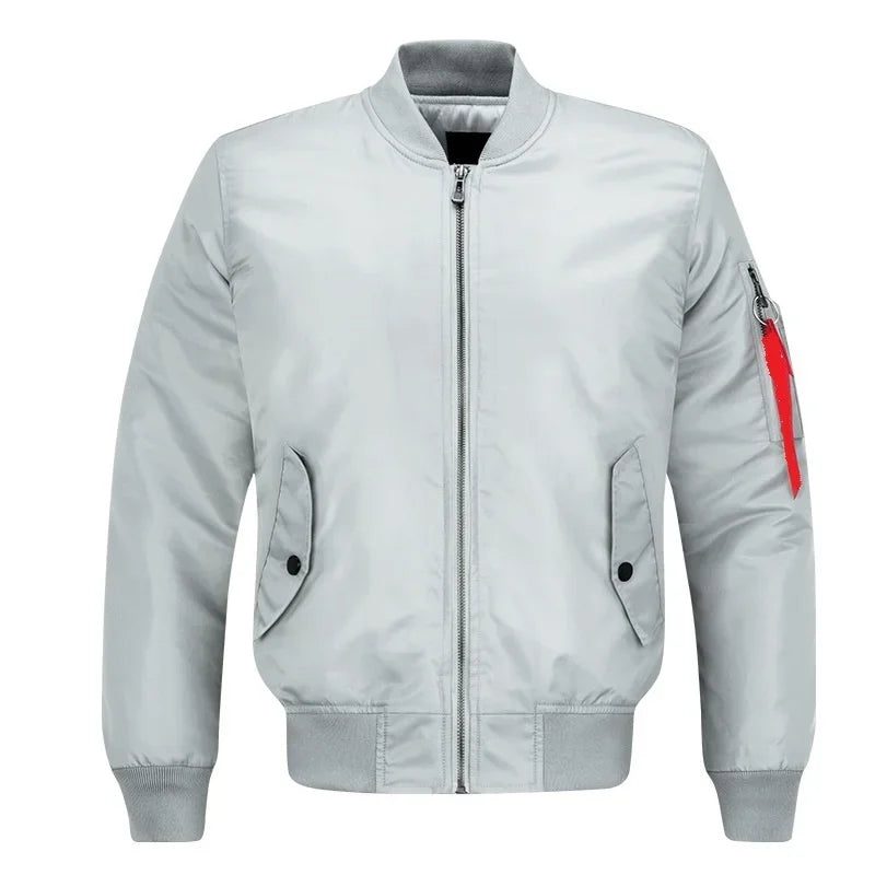 Veste Bomb MA1 Pilote Homme 2023 – Veste Baseball Épaissie Automne-Hiver, Coupe Casual et Militaire - BLACKBEARD OUTDOOR INDUSTRIES