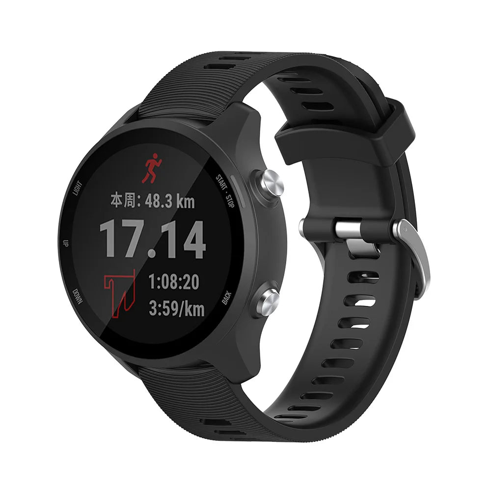 Bracelet en Silicone de 20mm pour Montre Garmin Forerunner / Venu / Vivoactive / Samsung Galaxy Watch BLACKBEARD OUTDOOR INDUSTRIES