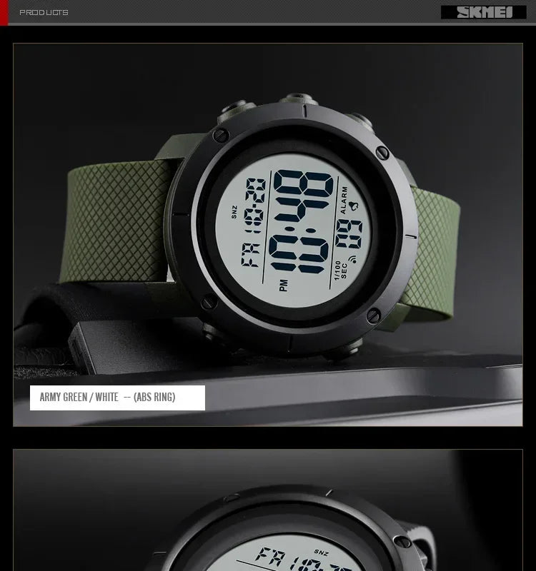 Montre Digitale Homme SKMEI 1426 – Sport, Alarme, Étanche 5Bar - BLACKBEARD OUTDOOR INDUSTRIES