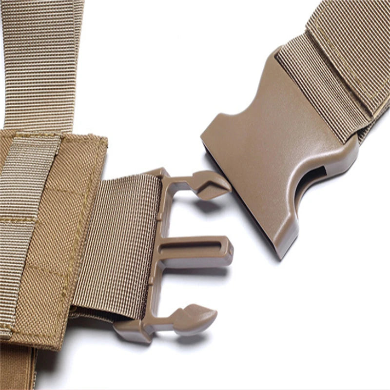 Holster de Cuisse MOLLE Universel – Plateforme de Support Tactique pour Pistolet, Réglable, Idéal pour Chasse, Paintball et Activités de Terrain BLACKBEARD OUTDOOR INDUSTRIES