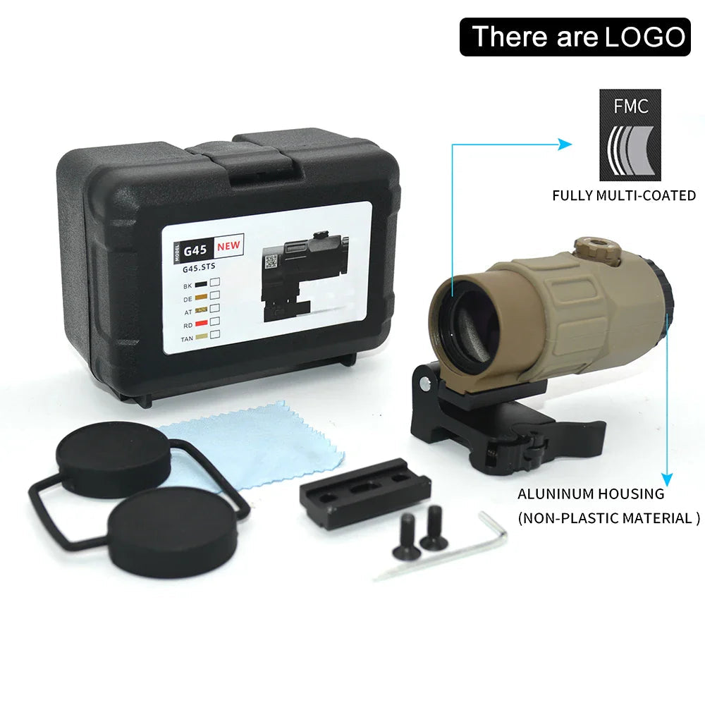 Lunette Magnifier Tactique EOTech G33 / G43 / G45 – Grossissement 3X / 5X Ma boutique