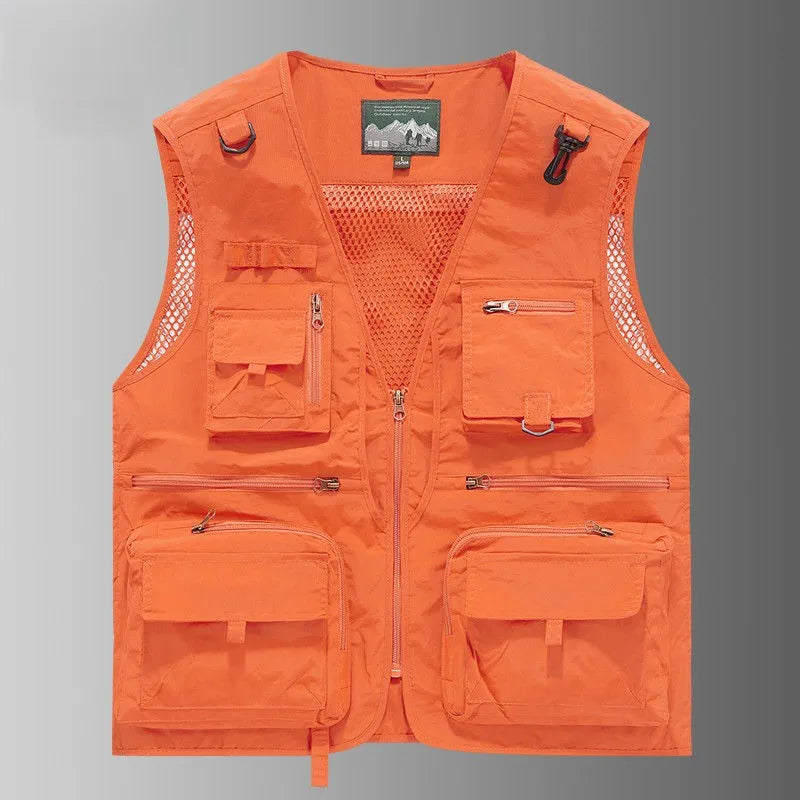Gilet Tactique Homme Été – 14 Poches, Mesh Respirant - BLACKBEARD OUTDOOR INDUSTRIES