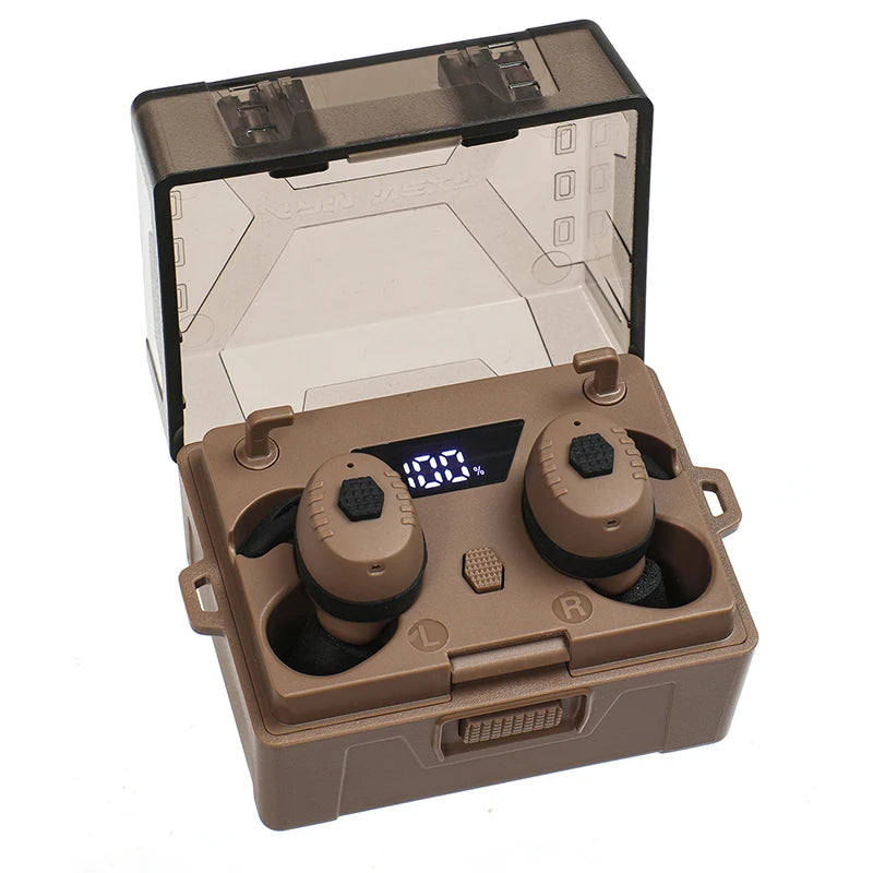 Boules Quies de Tir avec Annulation Active du Bruit (ANC) – Protection Auditive Militaire Bluetooth NRR27dB pour Chasse et Tir - BLACKBEARD OUTDOOR INDUSTRIES
