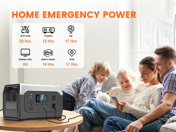 Générateur Solaire Portable avec Batterie LiFePO4 | UPS intégré | Sortie 110V / 220V AC | Idéal pour Camping, Maison, Secours - BLACKBEARD OUTDOOR INDUSTRIES