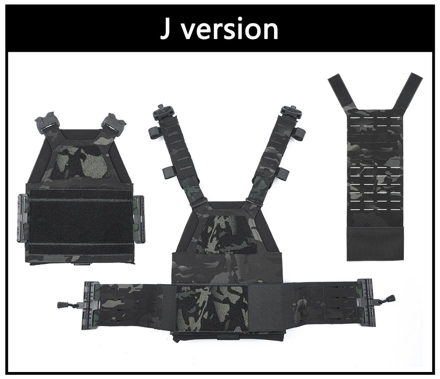 DMGear XP10 – Gilet Tactique Réglable à Dégagement Rapide Ma boutique