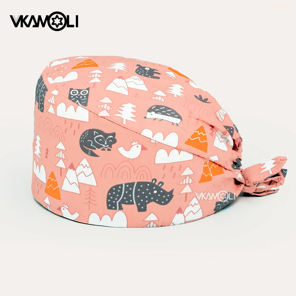 Chapeau Médical Imprimé pour Infirmières - Casquette de Scrub pour Femmes et Hommes, Uniforme Médical. - BLACKBEARD OUTDOOR INDUSTRIES