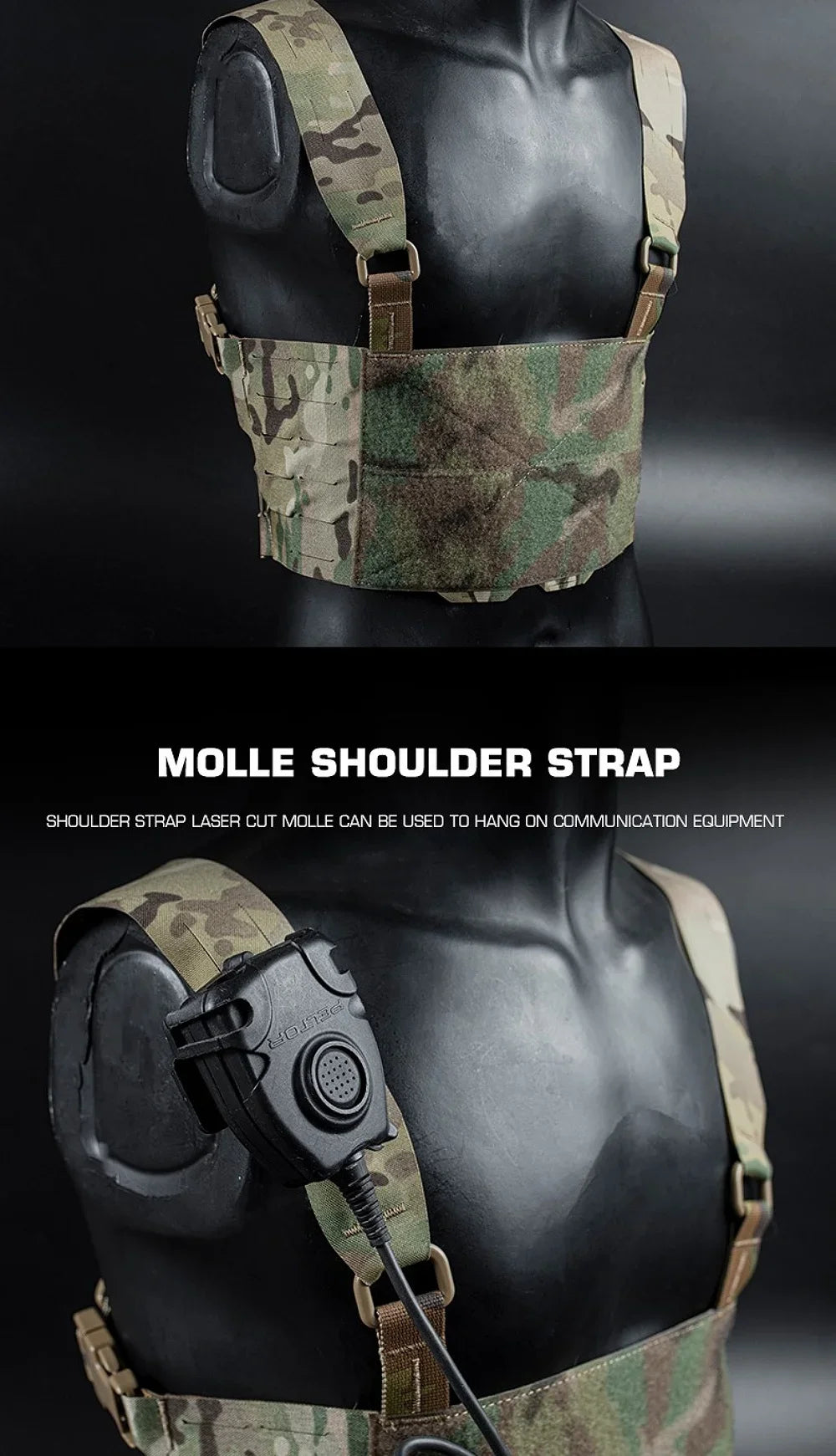 FCPC Chest Rig Mini Harness – Harnais H Style Ferro Ma boutique