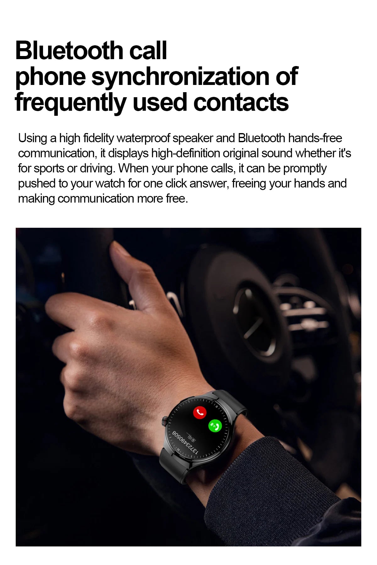 Montre Connectée Médicale GUHUAVMI TK26 – ECG+PPG – Uric Acid, Température, Lipides, Appels Bluetooth – Écran AMOLED 1.43” – Étanche IP68 - BLACKBEARD OUTDOOR INDUSTRIES