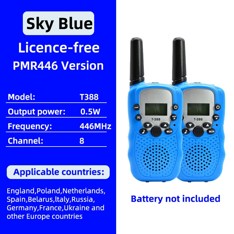 Talkie-Walkie pour Enfants T388 - Communication Amusante et Sécurisée - BLACKBEARD OUTDOOR INDUSTRIES