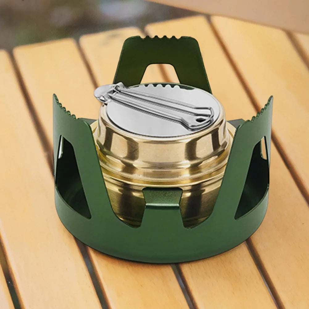 Réchaud à Alcool Portable Mini – Réglable avec Support en Alliage - BLACKBEARD OUTDOOR INDUSTRIES
