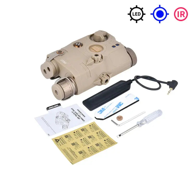 PEQ-15 Equipement Laser Puissant pour Airsoft – Laser Rouge/Vert/Bleu + IR Light + Flashlight M600C Ma boutique