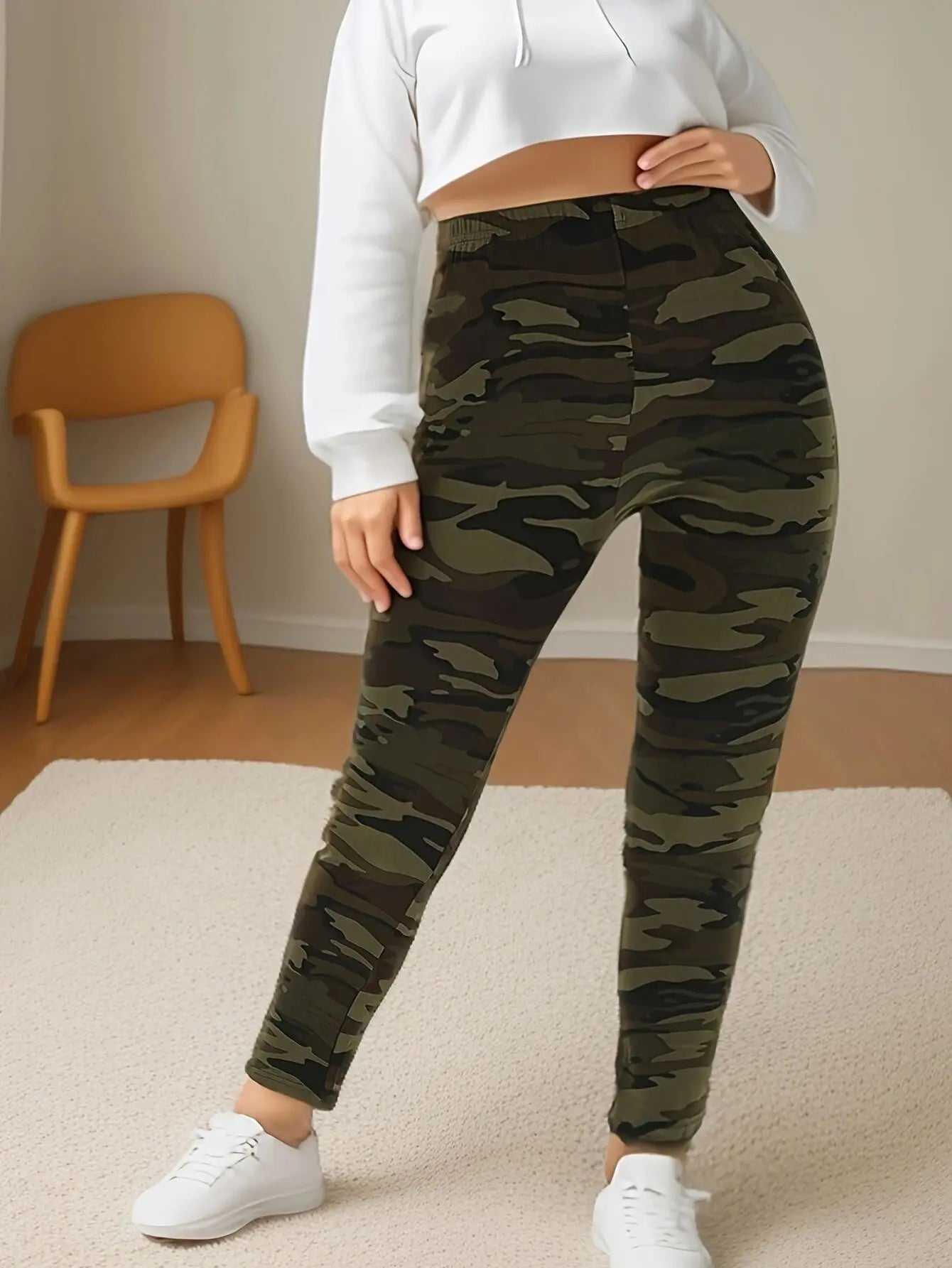 CUHAKCI Leggings Femme Grande Taille | Camouflage Vert Armée | Taille Haute | Ultra Stretch | Confort & Style - BLACKBEARD OUTDOOR INDUSTRIES