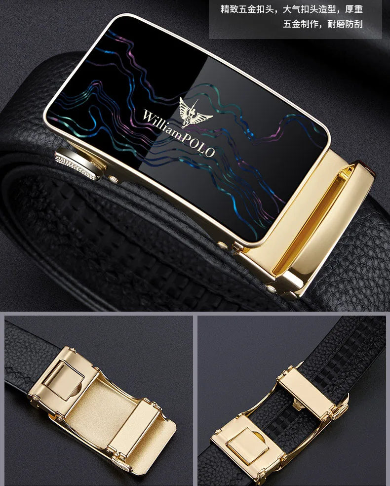 Ceinture en Cuir de Vachette Business WILLIAMPOLO Ma boutique