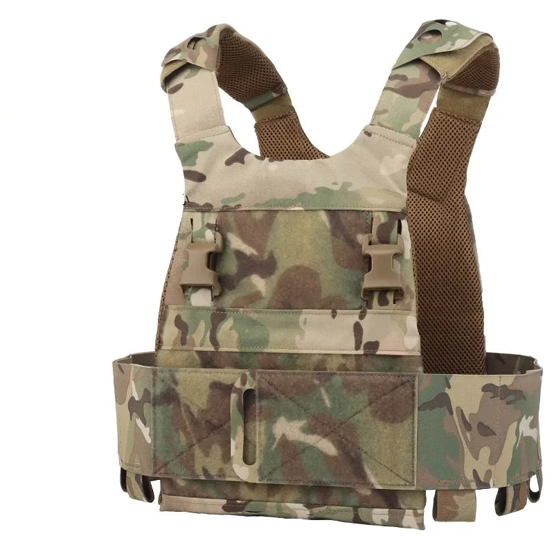 Gilet tactique multi-missions minimaliste FCPC - Porte-plaque léger en Cordura BLACKBEARD OUTDOOR INDUSTRIES