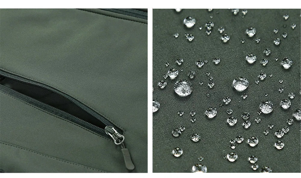 Veste Soft Shell Militaire Shark Skin – Veste Tactique Hommes, Coupe-Vent et Imperméable, Manteau Bomber à Capuche, Veste de Combat Armée pour Homme BLACKBEARD OUTDOOR INDUSTRIES