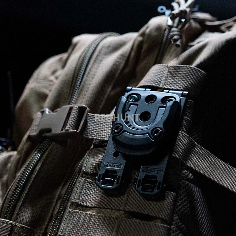 Système de Montage Rapide Tek-Mount MINI CNC Personnalisé pour Étui, Clip de Ceinture, et Équipement Tek-Lok BLACKBEARD OUTDOOR INDUSTRIES