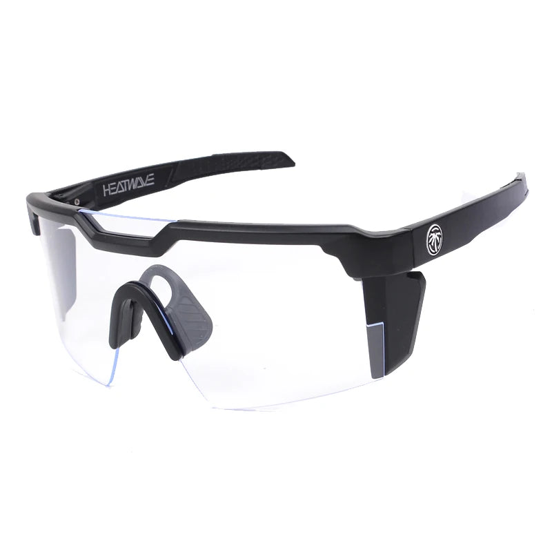 Lunettes de Soleil Sport AOZE Heat Wave – Unisexe – UV400 – Effet Miroir – Style Rectangulaire Oversize - BLACKBEARD OUTDOOR INDUSTRIES