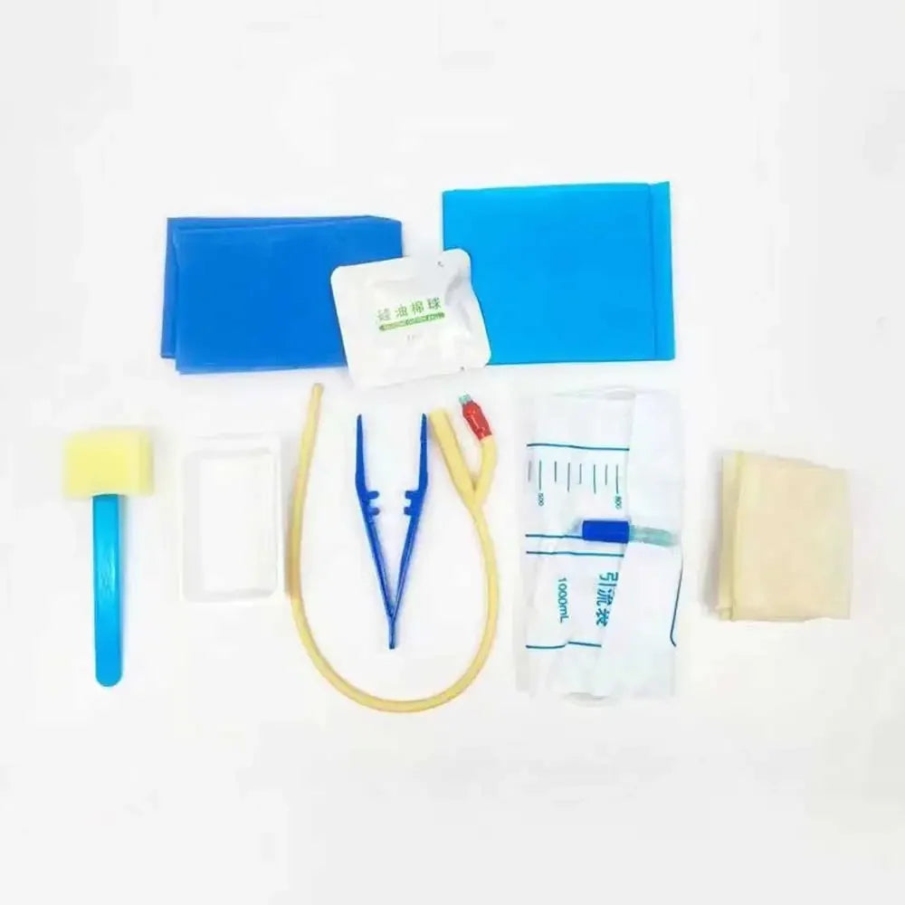 Kit de Cathétérisme Urétral Médical - Cathéter Urinaire à Double Lumière en Latex - Tube de Drainage Urinaire pour Adultes (Hommes et Femmes) Après Chirurgie - BLACKBEARD OUTDOOR INDUSTRIES