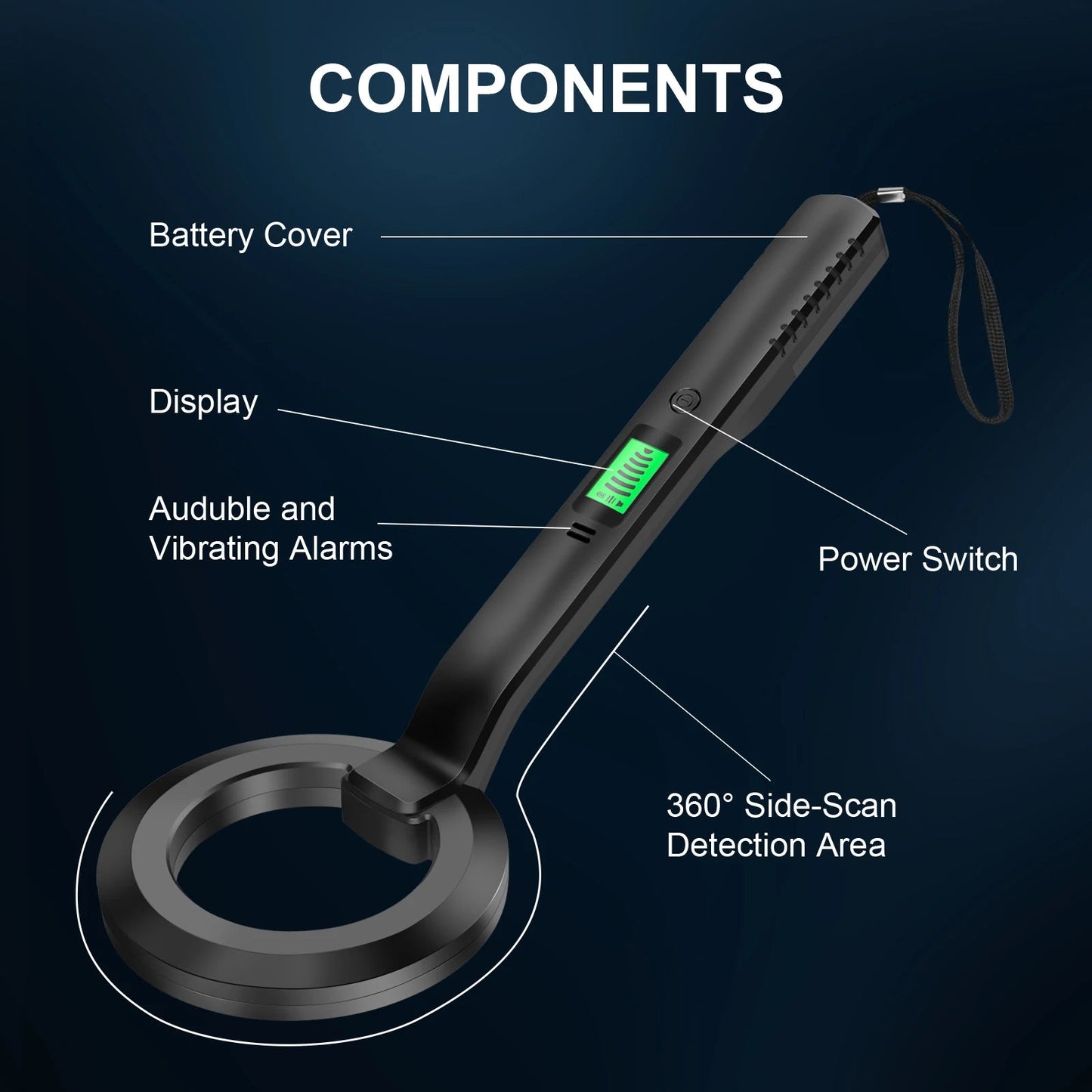 Détecteur de Métaux Portable Étanche IP66 pour Plongée et Recherche de Trésor BLACKBEARD OUTDOOR INDUSTRIES