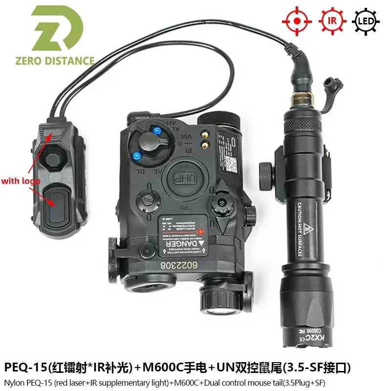 Tactical PEQ15 IR Fill Light/IR Laser et lampe de poche M600C Ma boutique