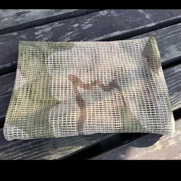 Foulard Camouflage en Maille - Voile de Sniper Camouflage pour Extérieur (Camping, Randonnée, Chasse, Tir) BLACKBEARD OUTDOOR INDUSTRIES
