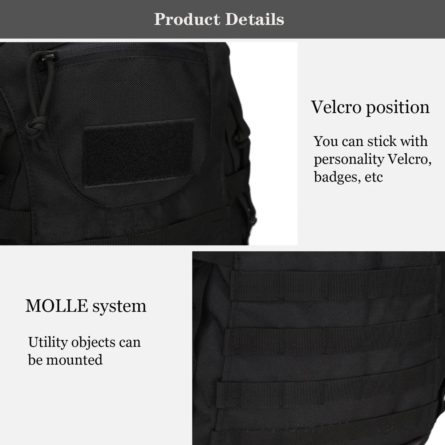 Sac à Dos Tactique Militaire Homme ORANGE LEAF – Outdoor, Camping, Chasse, Trekking, Sport - BLACKBEARD OUTDOOR INDUSTRIES