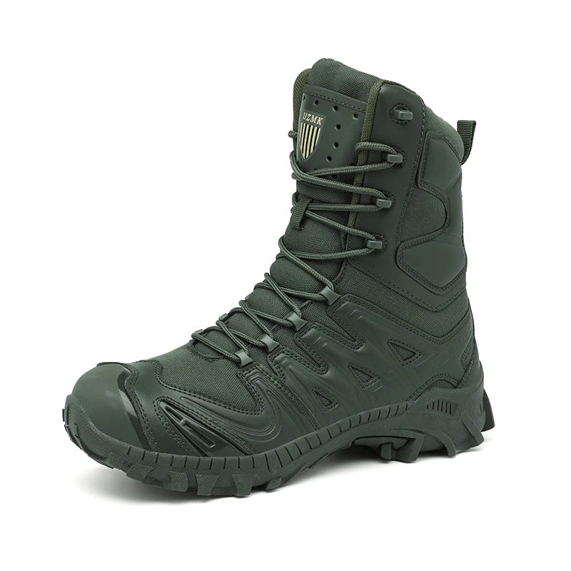 Bottes Tactiques Combat Désert pour Homme - Résistantes, Étanches et Confortables pour Randonnée et Sports Outdoor - BLACKBEARD OUTDOOR INDUSTRIES