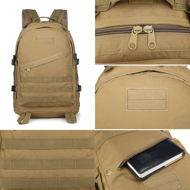Sac à Dos Tactique 50L Extérieur – Sport, Randonnée, Chasse, Camping, Étanche - BLACKBEARD OUTDOOR INDUSTRIES