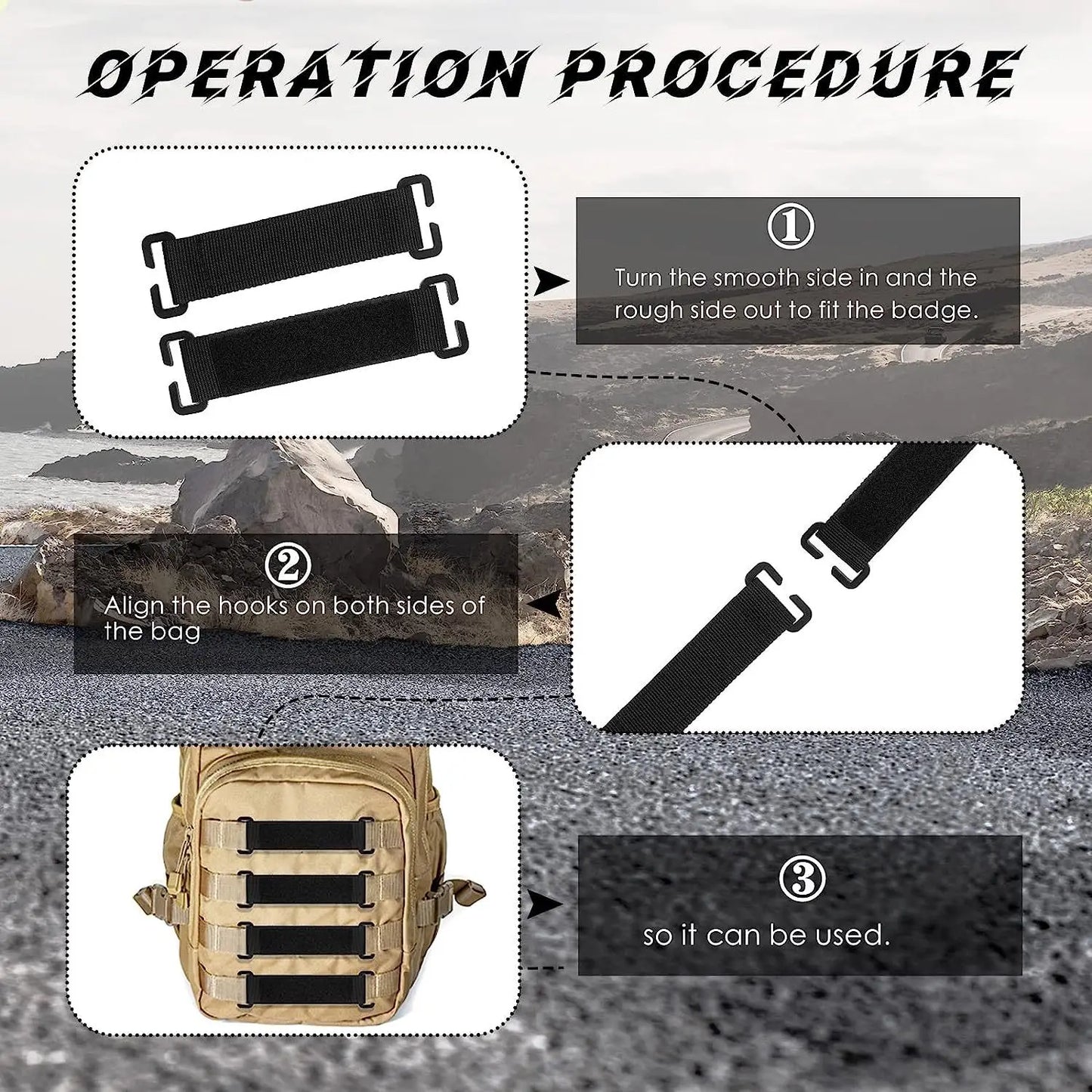 Nylon Tactical Patches Board – Support MOLLE Multi-Usage pour Patchs - BLACKBEARD OUTDOOR INDUSTRIES