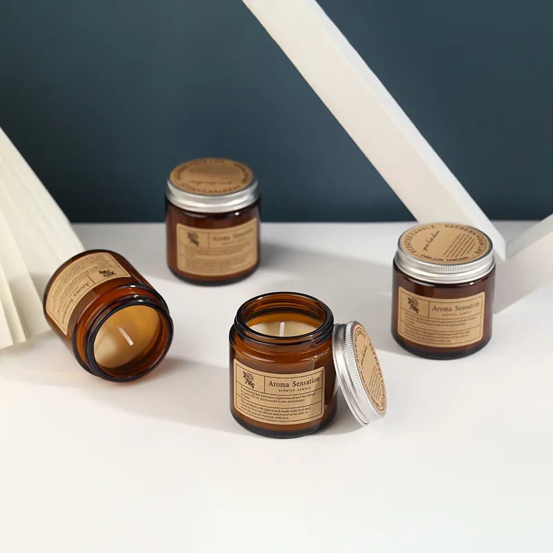 Bougie Aromathérapie au Soja - Bougie Parfumée sans Fumée en Coupe - Décoration de Maison, Souvenir et Fragrance - BLACKBEARD OUTDOOR INDUSTRIES
