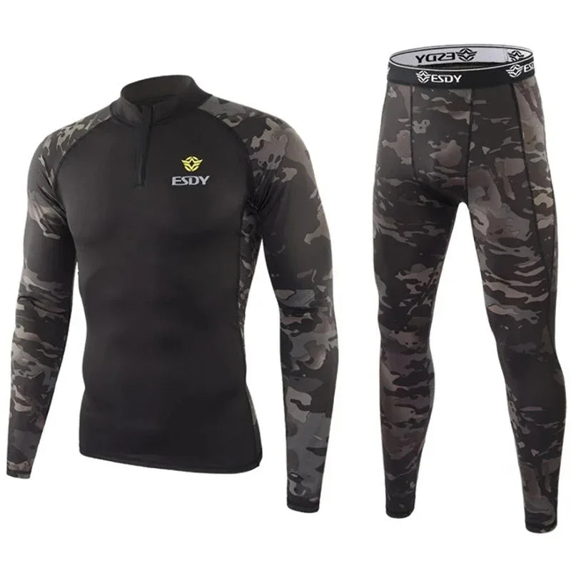 Ensemble Thermique Camouflage Hiver – Sous-vêtements Techniques pour Homme - BLACKBEARD OUTDOOR INDUSTRIES