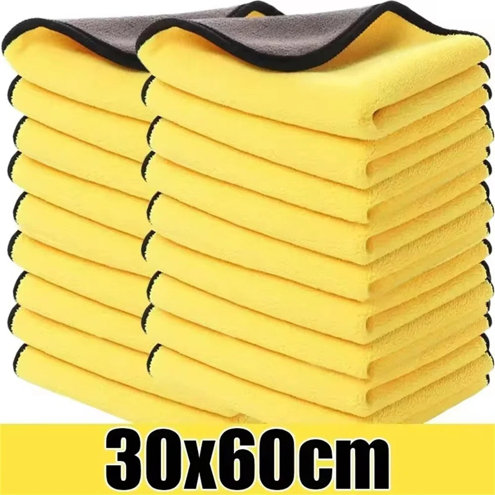 Lot de Chiffons Microfibres Double Face pour Voiture – Ultra-Absorbants & Réutilisables Ma boutique