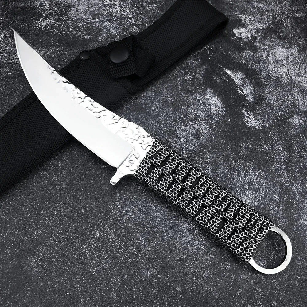 Tactical Army Fixed Blade Knife – Couteau à Lame Fixe Militaire et de Camping - BLACKBEARD OUTDOOR INDUSTRIES