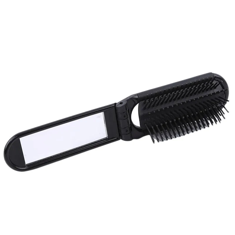 Peigne Pliant en Plastique avec Miroir Portable – Peigne de Maquillage Pratique et Élégant, Accessoire de Mode pour Femme, Idéal pour Sac à Main - BLACKBEARD OUTDOOR INDUSTRIES