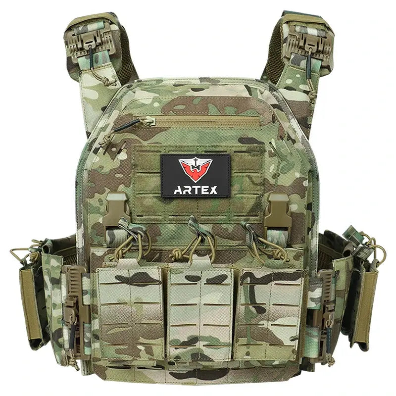 Ranger Green Plate Carrier Tactical Vest – Gilet Tactique avec Détachement Rapide & Système MOLLE Ma boutique