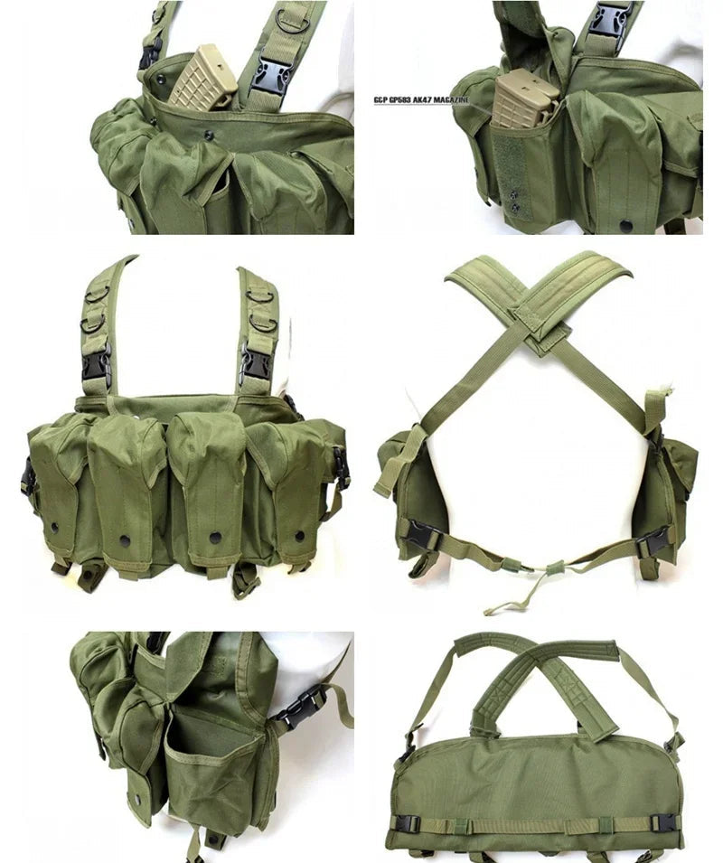 Chest Rig Tactique AK – Léger, Modulable et Haute Capacité Ma boutique