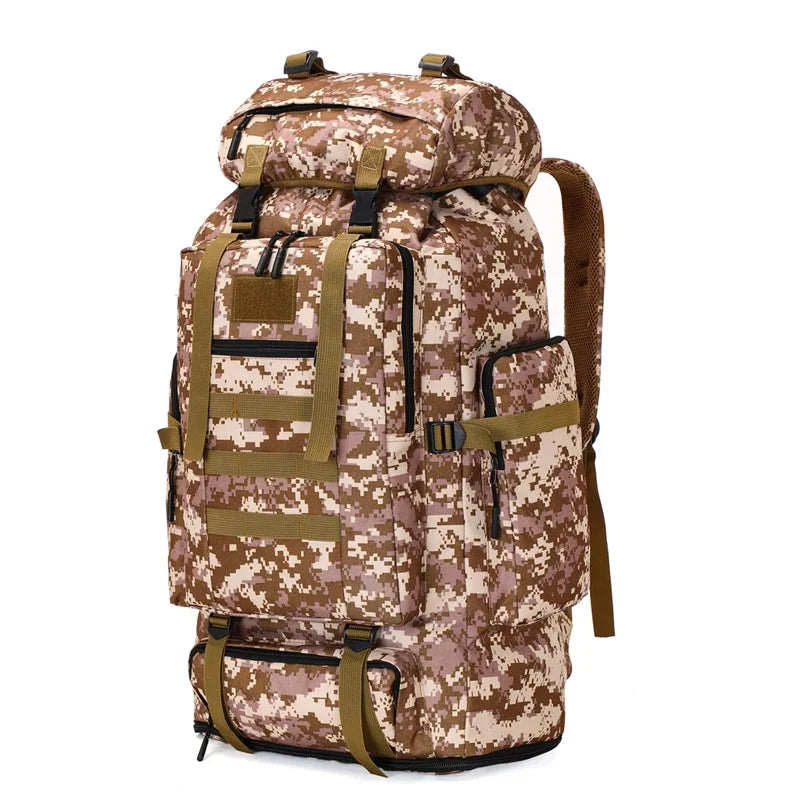 Sac à Dos Tactique 80L / 100L – Grand Volume pour Randonnée, Camping & Trekking - BLACKBEARD OUTDOOR INDUSTRIES