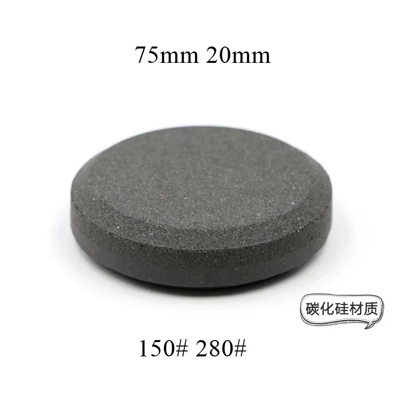 Pierre à Aiguiser Double Face – Whetstone Rond pour Couteaux, Haches, Machettes, Pelles et Outils Extérieurs - BLACKBEARD OUTDOOR INDUSTRIES