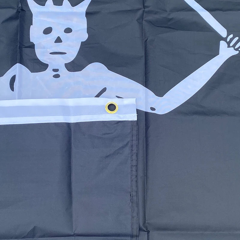 Drapeau Pirate Blackbeard Edward Teach - 90x150cm BLACKBEARD OUTDOOR INDUSTRIES