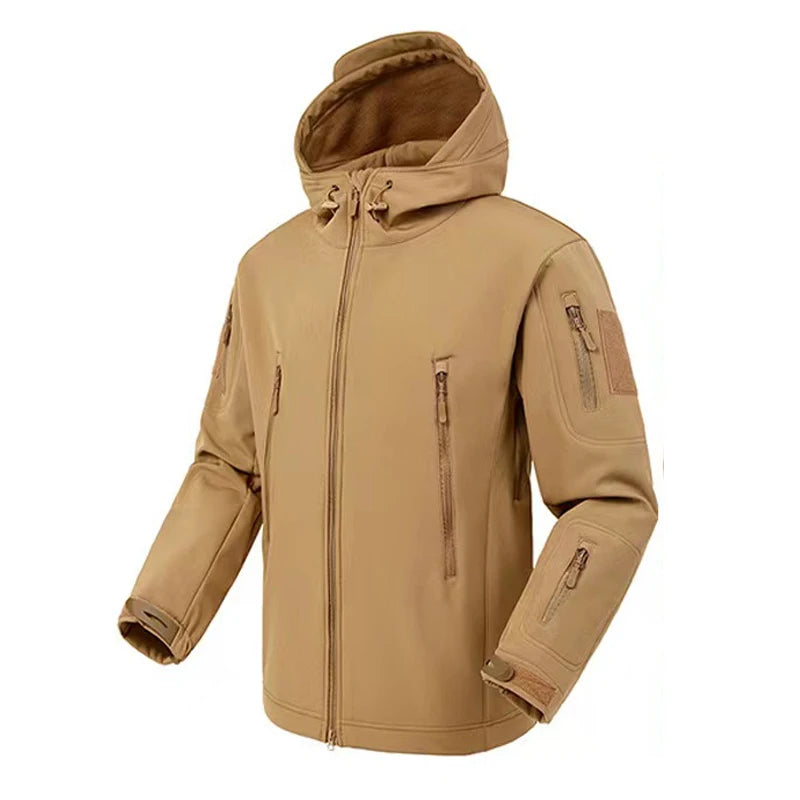 Ensemble Veste & Pantalon Tactique Homme Mazerout | Softshell Imperméable | Fleece Chaud | Randonnée, Pêche, Ski, Sécurité - BLACKBEARD OUTDOOR INDUSTRIES