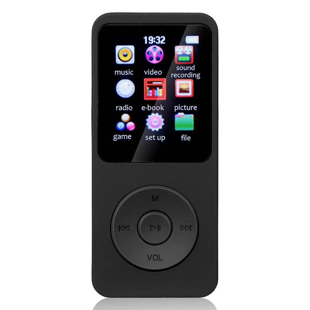 Lecteur MP3 Portable HiFi P3 avec Écran TFT 1,8’’ Bluetooth 5.4 | Haut-parleur intégré | Lecture Vidéo | Radio FM | Enregistreur Vocal | Lecteur E-Book - BLACKBEARD OUTDOOR INDUSTRIES