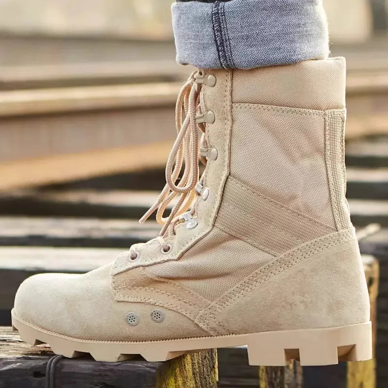 Green Boots – Bottes Panama Old School, Desert Boots Style Militaire - BLACKBEARD OUTDOOR INDUSTRIES