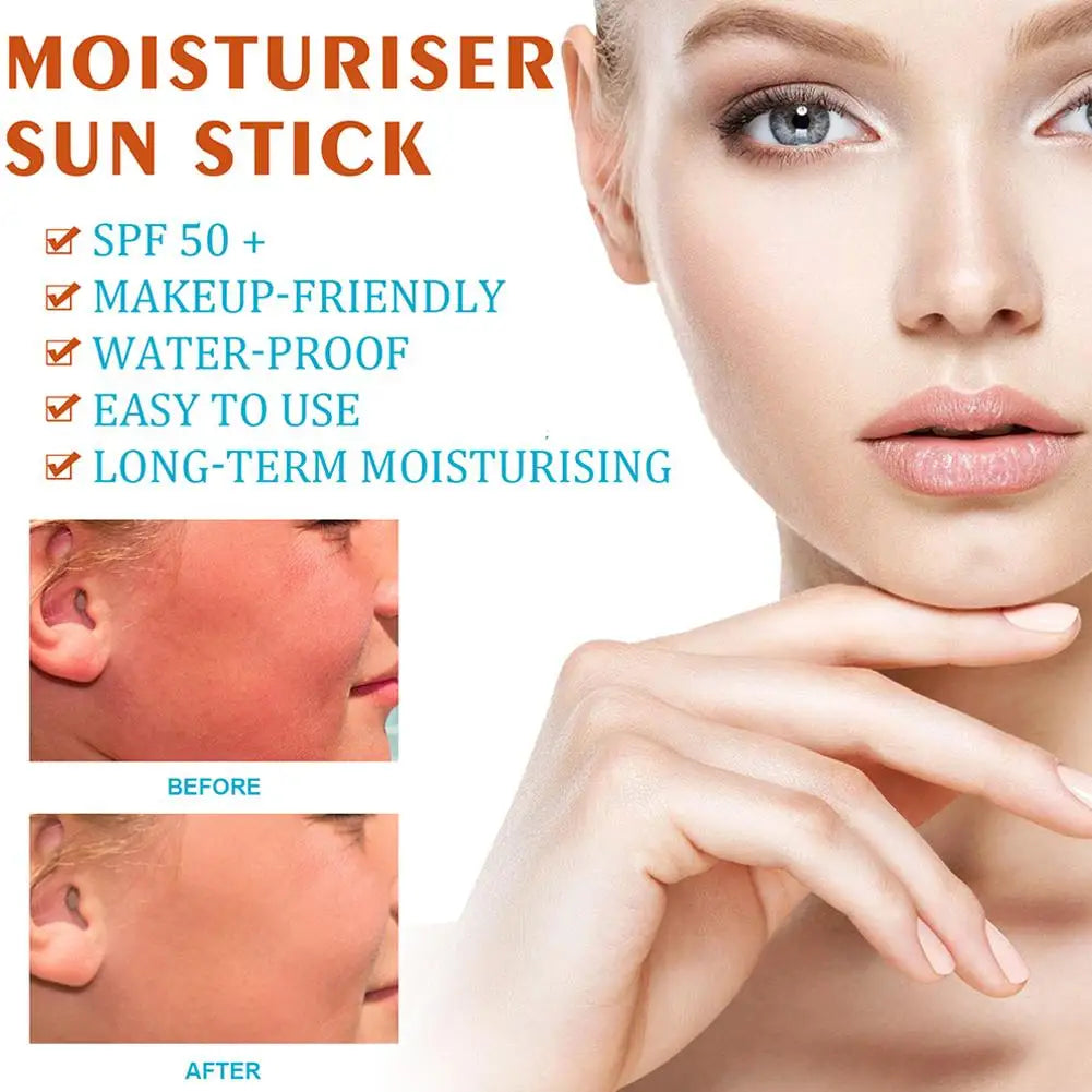 Crème Solaire Stick SPF 50+ Protection UV Antioxydant Blocage Solaire Isolation Crème Légère - Pour Tous Types de Peaux - BLACKBEARD OUTDOOR INDUSTRIES